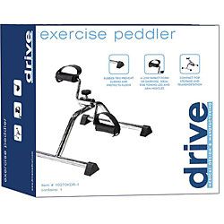 Drive Aluminum Silver Vein Finish Exercise Peddler (SilvertoneMaterials AluminumIncludes four anti slip rubber pads to protect floorSafe and gentle form of low impact exerciseStimulates circulationIdeal for toning leg and arm musclesTension can be adjust