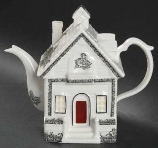 Johnson Brothers Friendly Village, The (England 1883) House Teapot & Lid, Fine