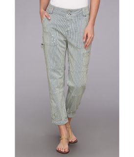 Free People Railroad Stripe Carpenter Pant Womens Casual Pants (Pewter)