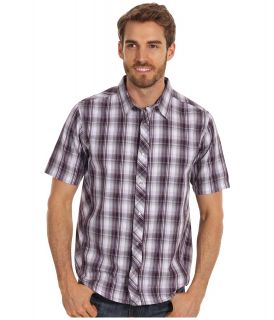 Prana Milo Mens Short Sleeve Button Up (Purple)