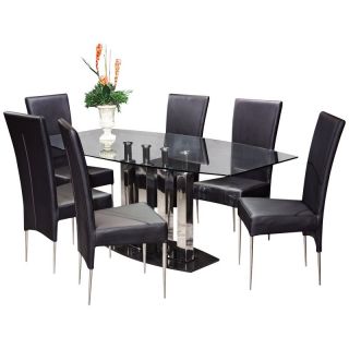 Chintaly Cilla 7 pc. Rectangular Dining Set Multicolor   CTY287