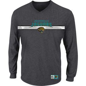 Jacksonville Jaguars VF Licensed Sports Group NFL Victory Pride V Long Sleeve T Shirt
