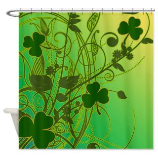  Irish Shamrock Filligree Shower Curtain  Use code FREECART at Checkout