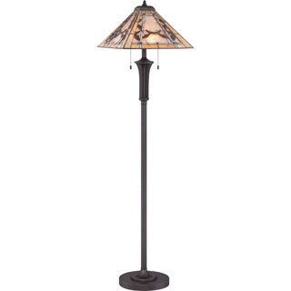 Tiffany Monteclaire Western Bronze Finish Floor Lamp