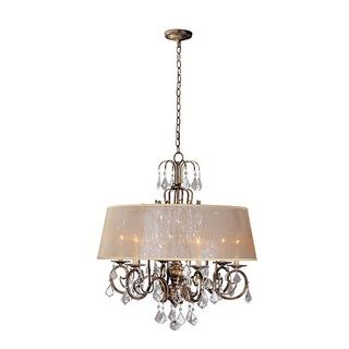World Imports Belle Marie Collection 6 light Hanging Chandelier