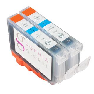 Sophia Global Compatible Ink Cartridge Replacement For Canon Bci 6 (2 Cyan) (CyanPrint yield Meets Printer Manufacturers Specifications for Page YieldModel 2eaBCI6CPack of 2We cannot accept returns on this product. )