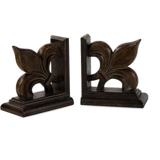 Set Of 2 Fleur de lis Bookends