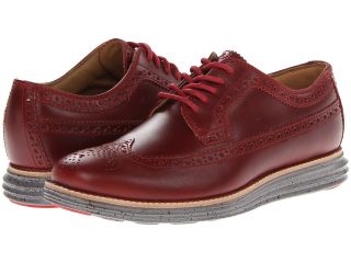 Cole Haan Lunargrand Long Wingtip Mens Lace up casual Shoes (Red)