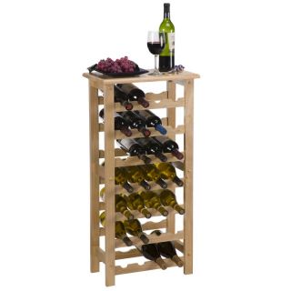 Palermo 28 Bottle Floor Standing Wine Rack Multicolor   83028