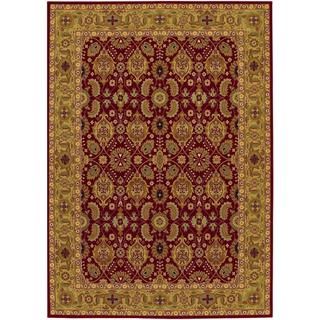 Royal Kashimar All over Vase Area Rug (66 X 910) (Persian redSecondary colors Antique ivory, camel, deep caramel, hazelnutPattern FloralTip We recommend the use of a non skid pad to keep the rug in place on smooth surfaces.All rug sizes are approximate