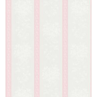Brewster Pink Ornate Stripe Wallpaper (PinkDimensions 20.5 inches wide x 33 feet longBoy/Girl/Neutral NeutralTheme TraditionalMaterials Solid Sheet VinylCare Instructions ScrubbableHanging Instructions PrepastedMatch Random )
