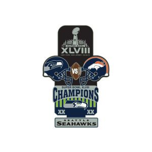 Seattle Seahawks NFL Super Bowl XLVIII Champs Historic Pin