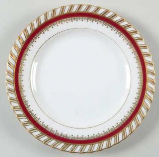 Franconia   Krautheim Ruby (Gold Verge Line) Bread & Butter Plate, Fine China Di