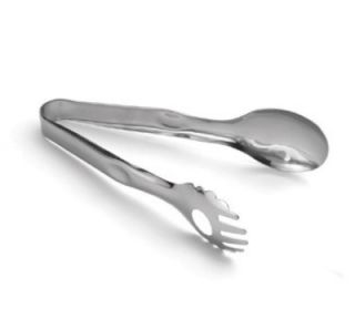 Tablecraft Stainless Steel Serving Tongs, 8.5 in L