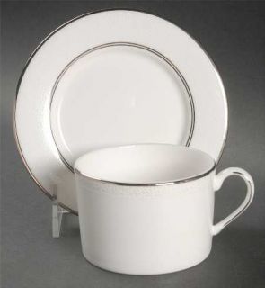 Lenox China Cypress Point Flat Cup & Saucer Set, Fine China Dinnerware   Kate Sp