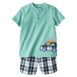 Just One YouMade by Carters Toddler Boys 2 Piece Set   Turquoise/Dark Grey 3T