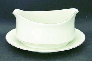 Royal Limited Golden Ivory Gravy Boat with Attached Underplate, Fine China Dinne