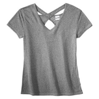 C9 by Champion Womens Open Back Yoga Layering Top   Brimstone Grey L