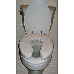 Hudson 15 X 16 X 4 Inch Comfort Cushion Toilet Seat Riser (pack Of 2)