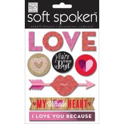 Soft Spoken Themed Embellishments  Youre The Best