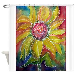  Sunflower Bright, flower art Shower Curtain  Use code FREECART at Checkout