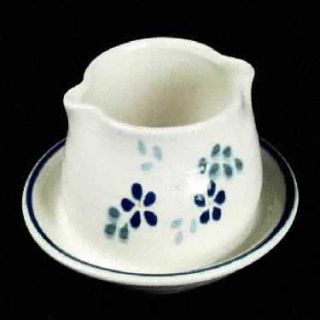 Franciscan Blueberry Gravy Boat with Attached Underplate, Fine China Dinnerware