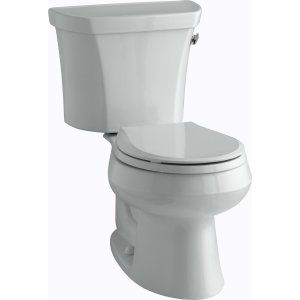 Kohler K 3997 RA 95 WELLWORTH Round Front 1.28 gpf Toilet, Right Hand Trip Lever