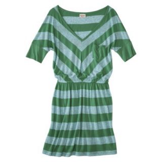 Mossimo Supply Co. Juniors V Neck Dress   Trinidad Green M(7 9)
