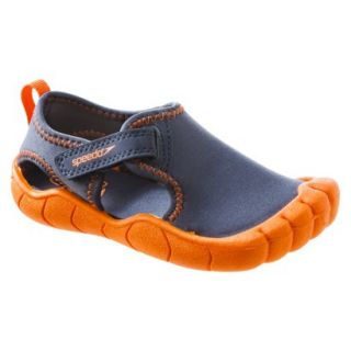 Speedo Toddler Boys Hybrid Water Shoes Grey & Orange   Small