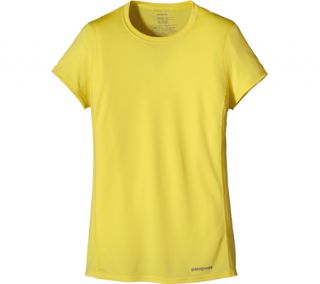 Womens Patagonia Short Sleeve Fore Runner Shirt 23662   Pineapple Short Sleeve
