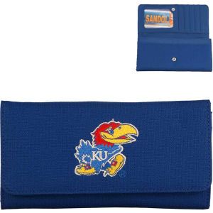 Kansas Jayhawks Poly Embroidered Wallet