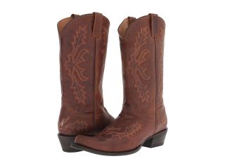 Stetson 13 Harness Outlaw Toe Cowboy Boots (Brown)