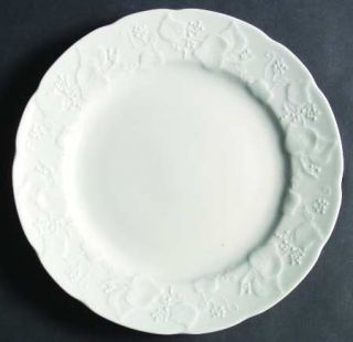 Dansk Ivy Luncheon Plate, Fine China Dinnerware   Embossed Rim,Various Floral/Fr