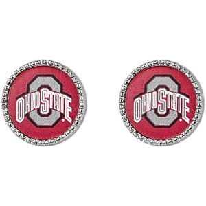Ohio State Buckeyes Graphic Post Earrings