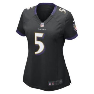 NFL Baltimore Ravens (Joe Flacco) Womens Football Alternate Game Jersey   Black