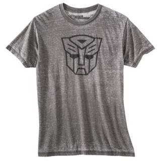 Transformers Burnout Mens Graphic Tee   Gray XL