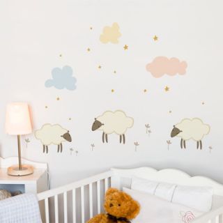 ADZif Piccolo Little Sheeps Wall Decal P032 Color Multi