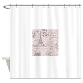  vintage paris eiffel tower damask Shower Curtain  Use code FREECART at Checkout
