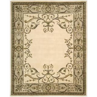 Nourison Hand tufted Versailles Palace Ivory Area Rug (96 X 136)