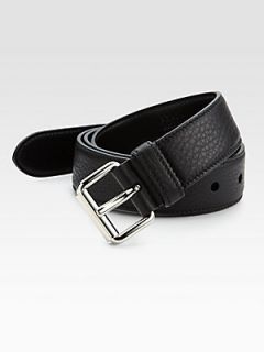 Prada Leather Cinture Belt   Black