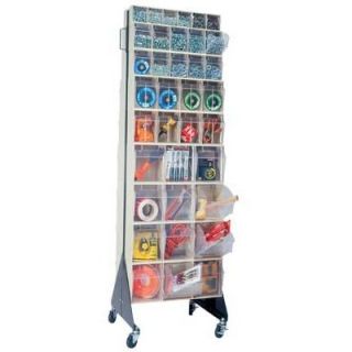 Quantum Storage Double Sided Floor Stand Unit   16in. x 23 5/8in. x 52in. Size,