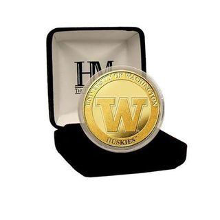 University Of Washington 24 karat Gold Coin (MultiDimensions 8 inches high x 4 inches wide x 1 inch deepWeight 1 pound )