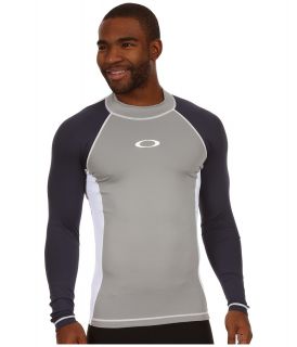 Oakley L/S Pressure Rashguard Mens Swimwear (Gray)