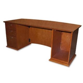 Lorell Contemporary 9000 Bow Front Desk