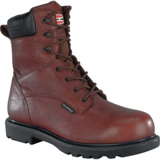 Iron Age Hauler 8In Waterproof EH Composite Toe Work Boot   Brown, Size 6,
