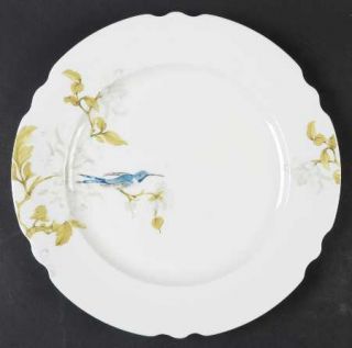 Spode Nectar Dinner Plate, Fine China Dinnerware   Impression,Bird,Flowers,Rim,S