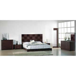 Beverly Hills Furniture Inc Traxler Platform Bed Multicolor   TRAXLER KING