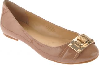 Womens Enzo Angiolini Cupcake   Taupe Patent Ballet Flats