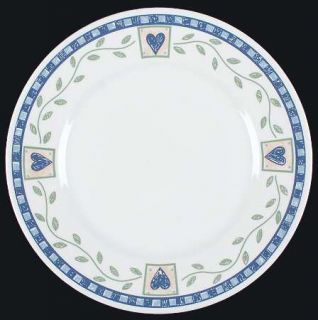 Corning Hearts & Vines Dinner Plate, Fine China Dinnerware   Corelle,Blue Checke