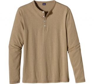 Mens Patagonia L/S Daily Henley   Classic Tan Jersey
